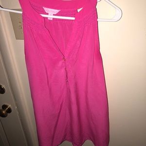 Lilly Pulitzer Pink Bailey blouse